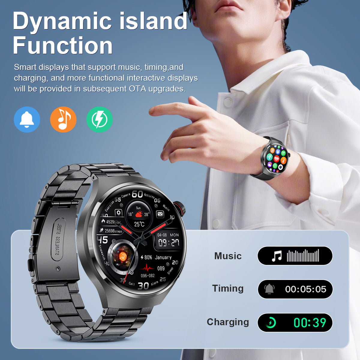 Health Sensing Smart Watch Assistant